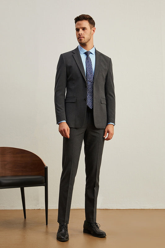 [AJ-MAN'S] REGULAR FIT DARK GRAY SUITS