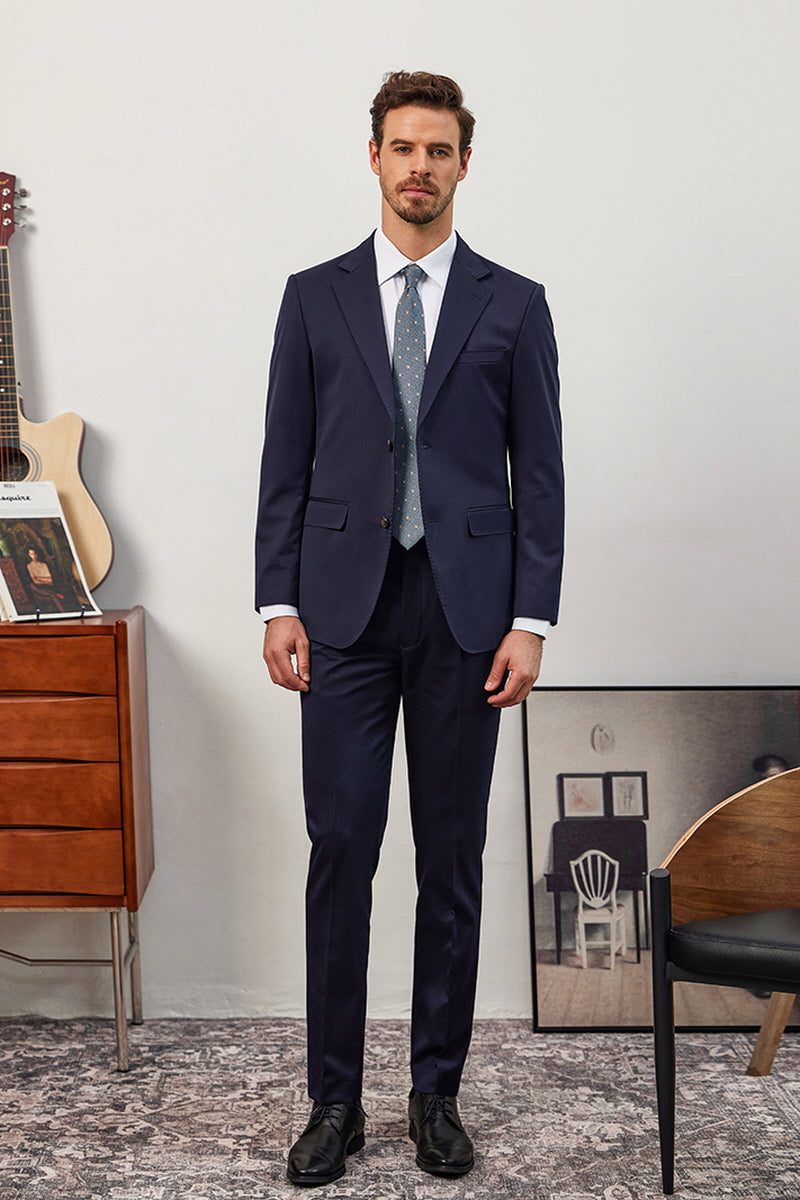 [AJ-MAN'S] REGULAR FIT NAVY SUITS