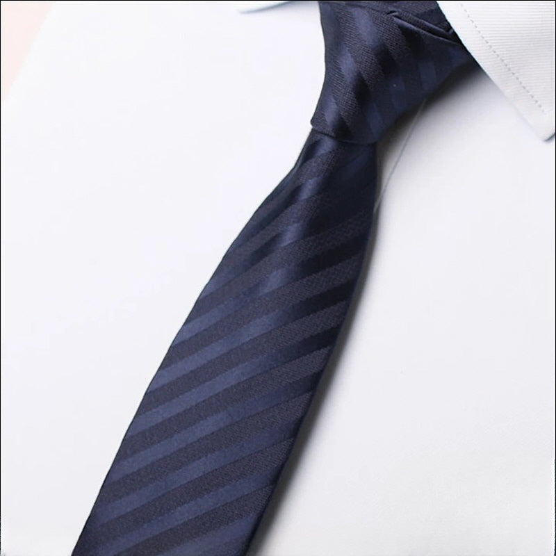 [AJ-MAN'S] TONAL NAVY STRIPE TIE