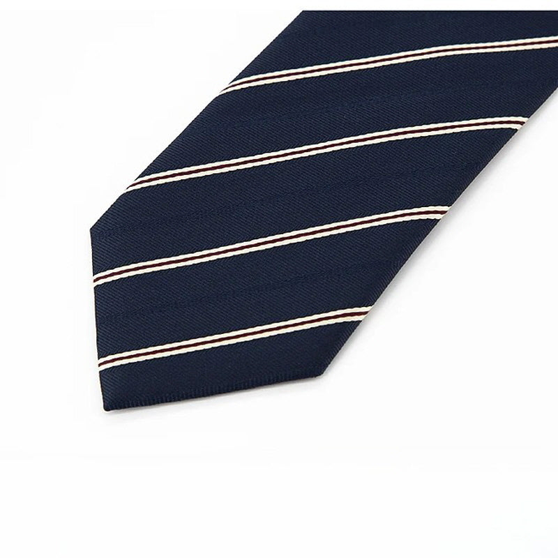 [AJ-MAN'S] DARK BLUE STRIPE TIE