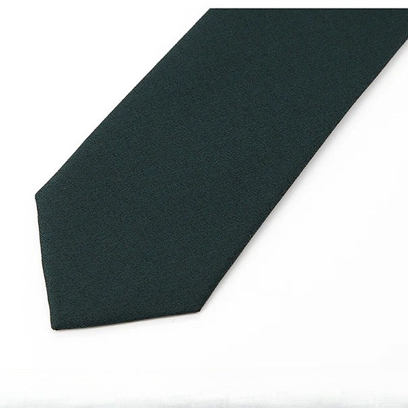 [AJ-MAN'S] DARK GREEN SOLID TIE