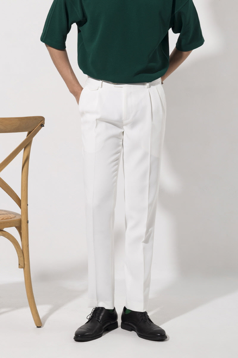 [AJ-MAN'S] SIGNATURE WHITE PANTS