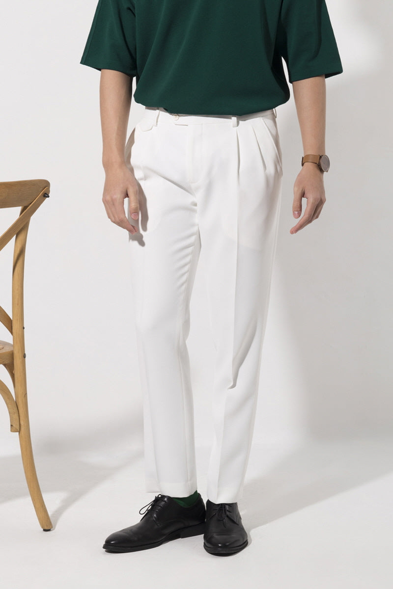 [AJ-MAN'S] SIGNATURE WHITE PANTS