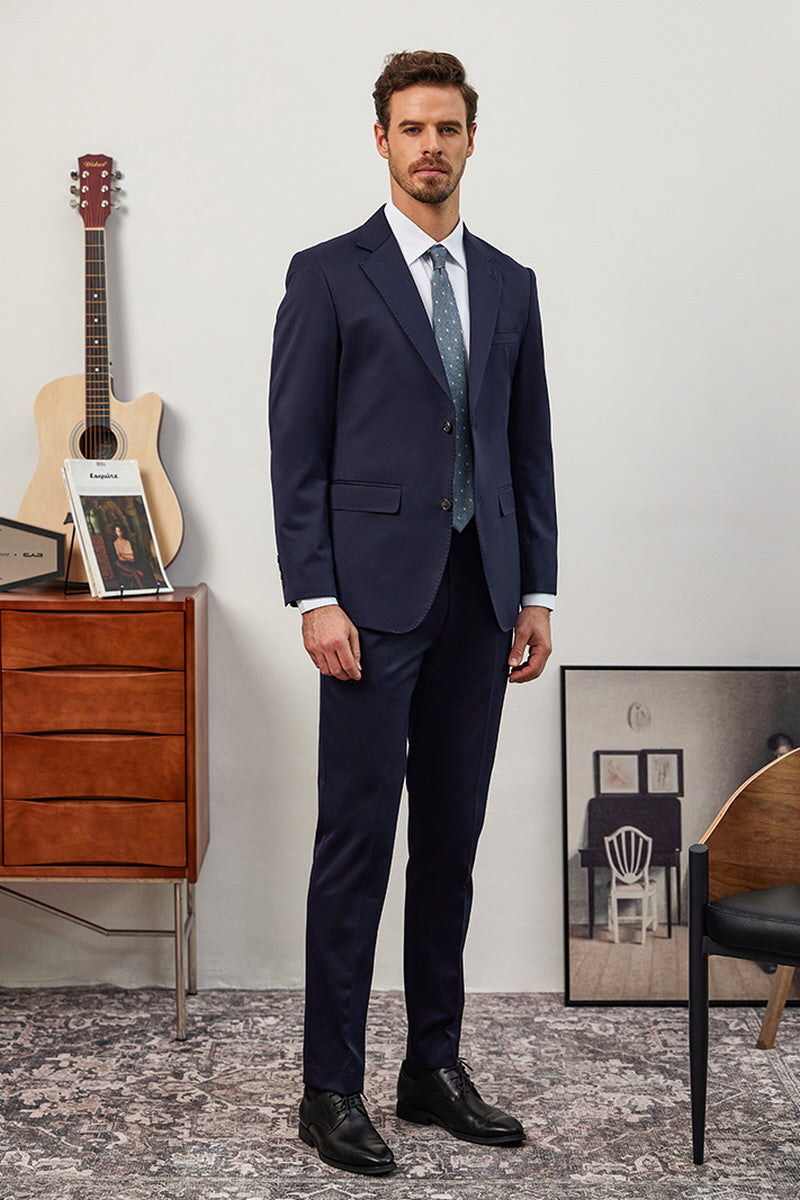 [AJ-MAN'S] REGULAR FIT NAVY SUITS