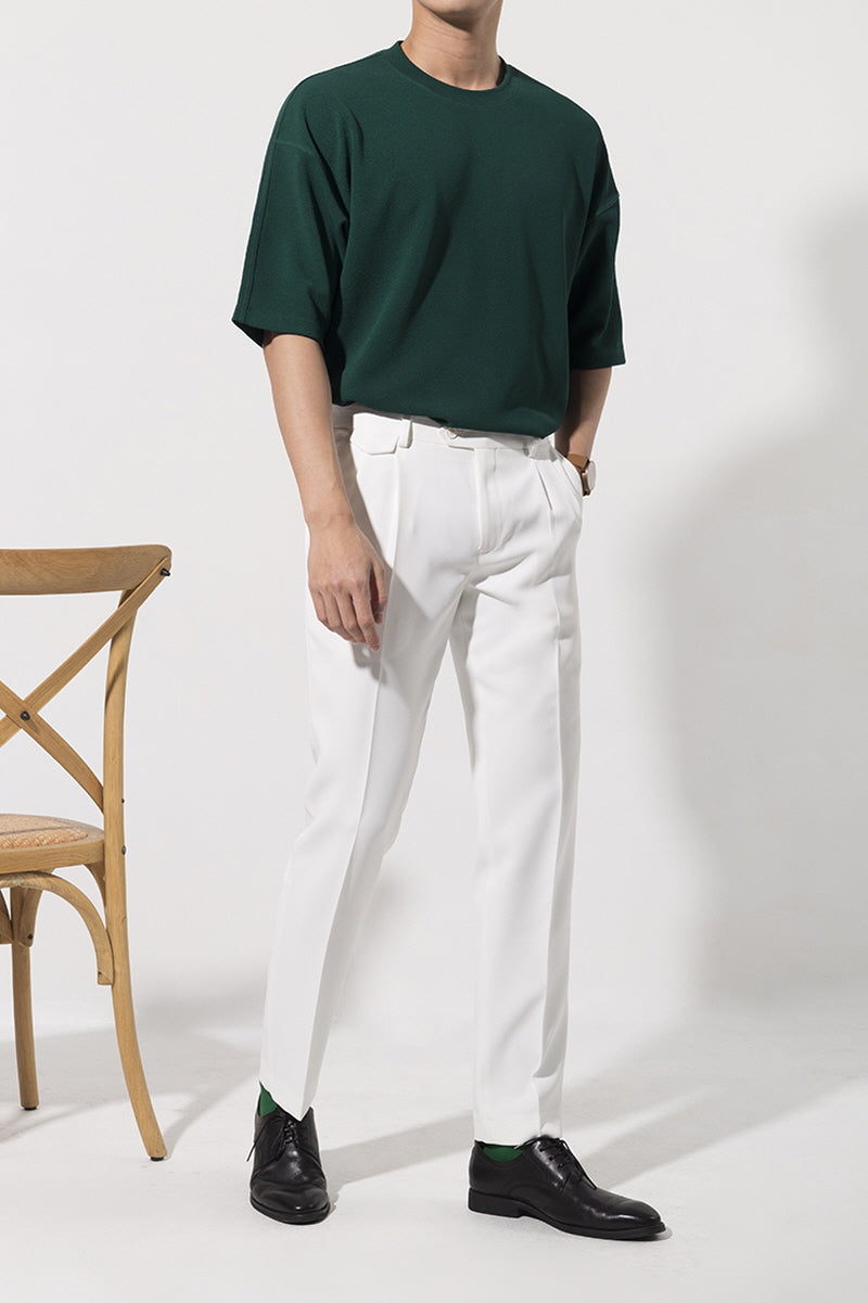 [AJ-MAN'S] SIGNATURE WHITE PANTS
