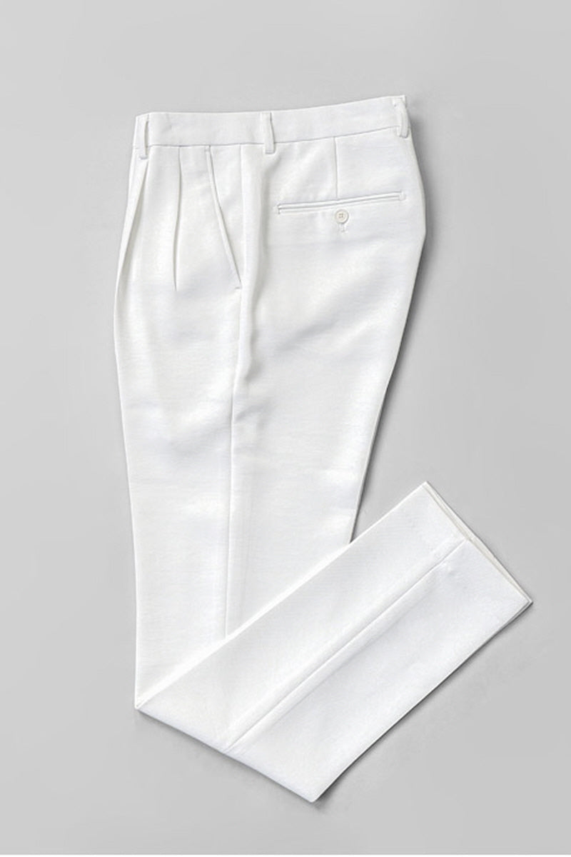 [AJ-MAN'S] SIGNATURE WHITE PANTS