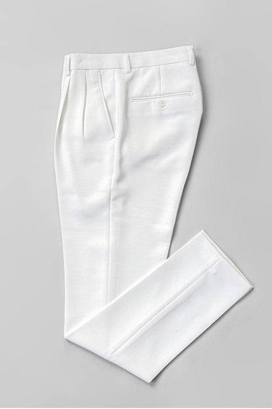 [AJ-MAN'S] SIGNATURE WHITE PANTS