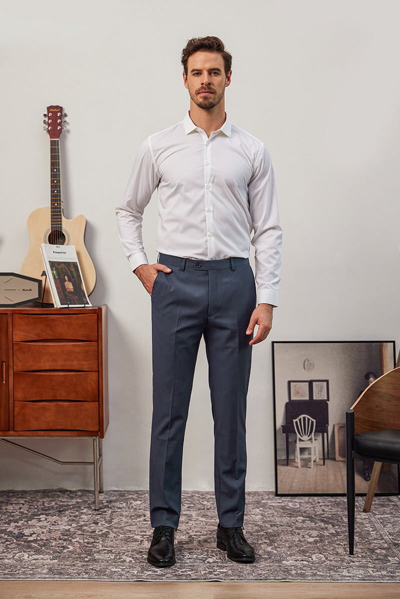 [AJ-MAN'S] SIGNATURE GRAY BLUE PANTS