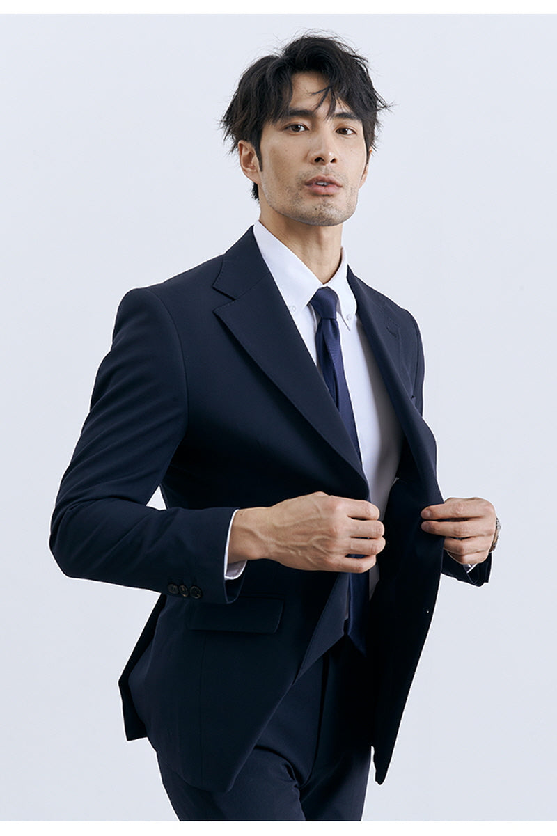 [AJ-MAN'S] NAVY SIGNATURE JACKET