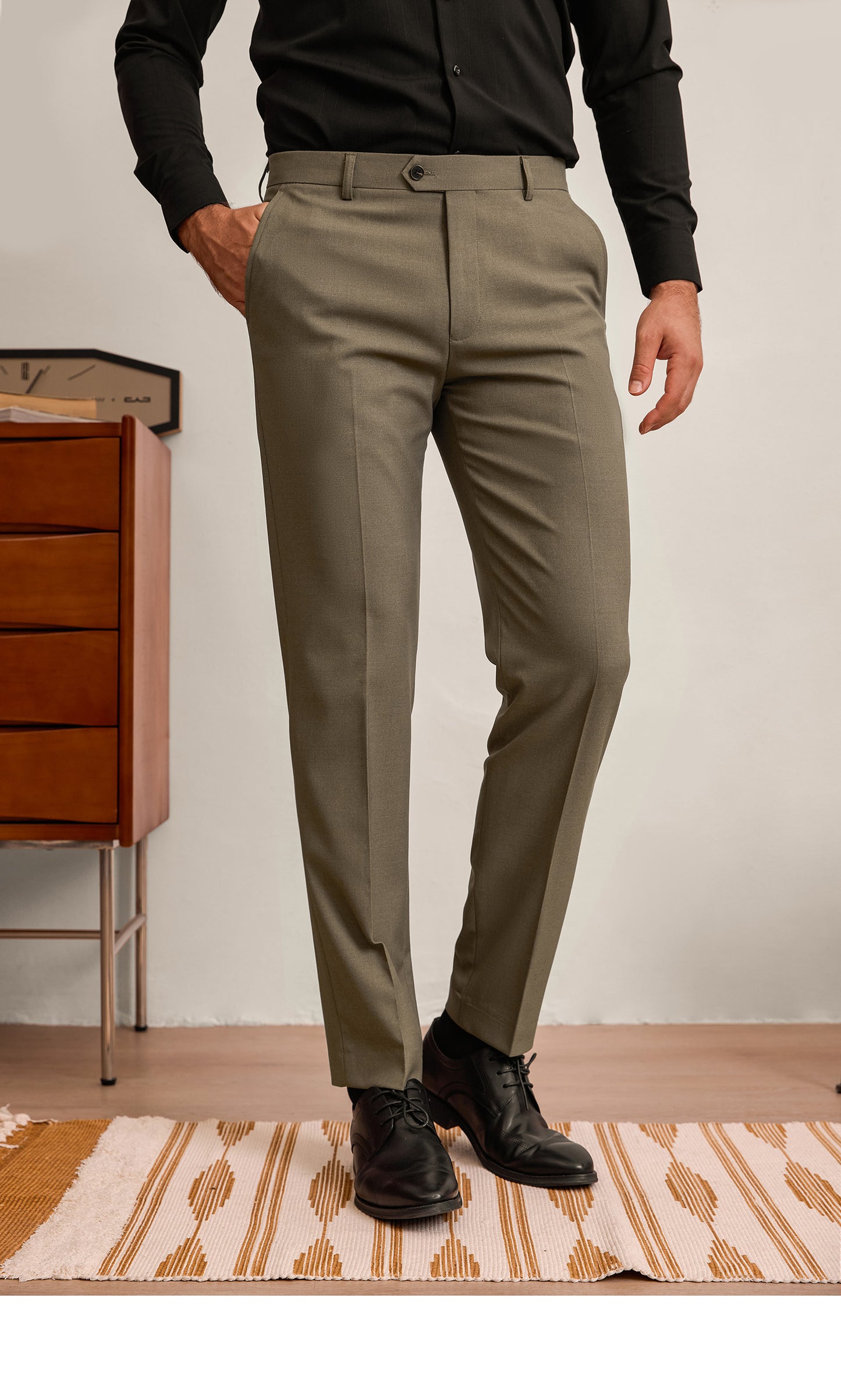 [AJ-MAN'S] SIGNATURE BROWN PANTS