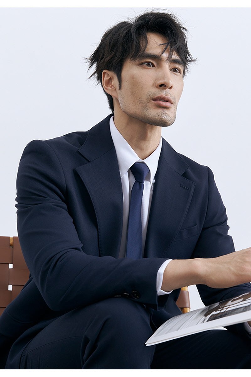 [AJ-MAN'S] NAVY SIGNATURE JACKET