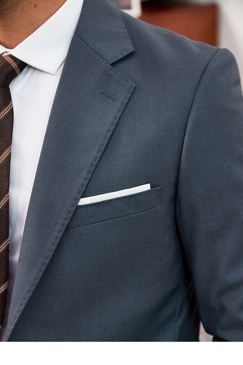 [AJ-MAN'S] REGULAR FIT GRAY BLUE SUITS