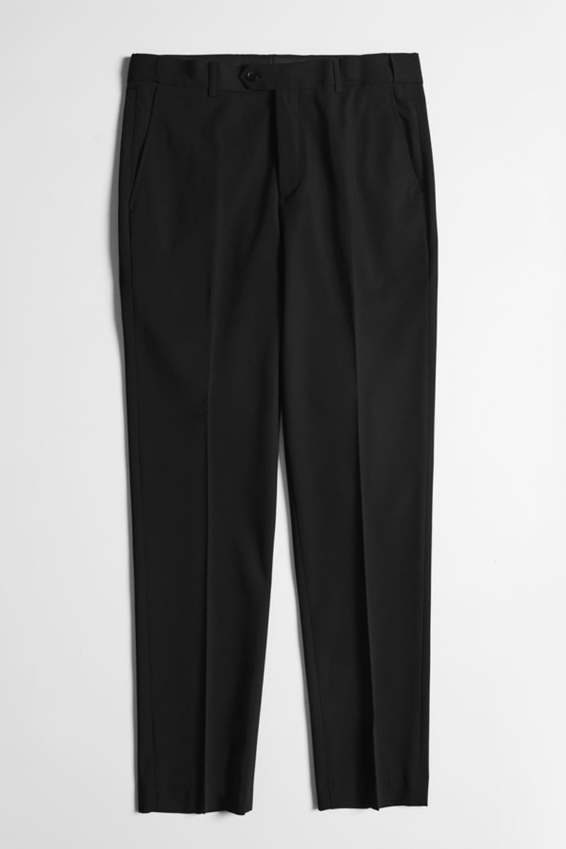 [AJ-MAN'S] REGULAR FIT BLACK SUITS (DOUBLE BOTTON)