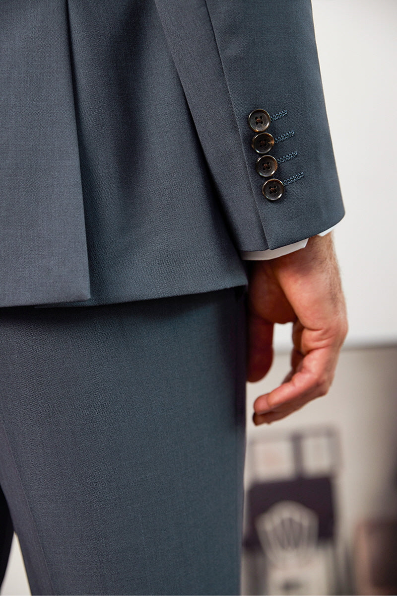 [AJ-MAN'S] REGULAR FIT GRAY BLUE SUITS