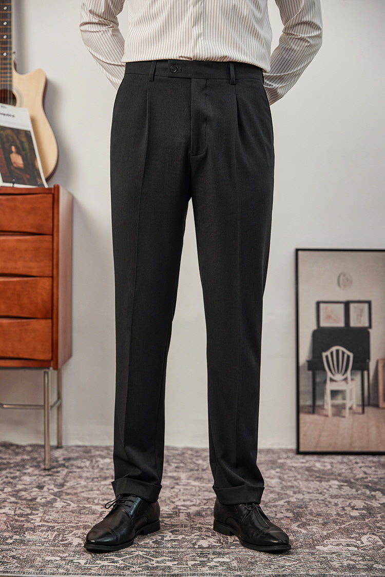 [AJ-MAN'S] REGULAR FIT BLACK SUITS