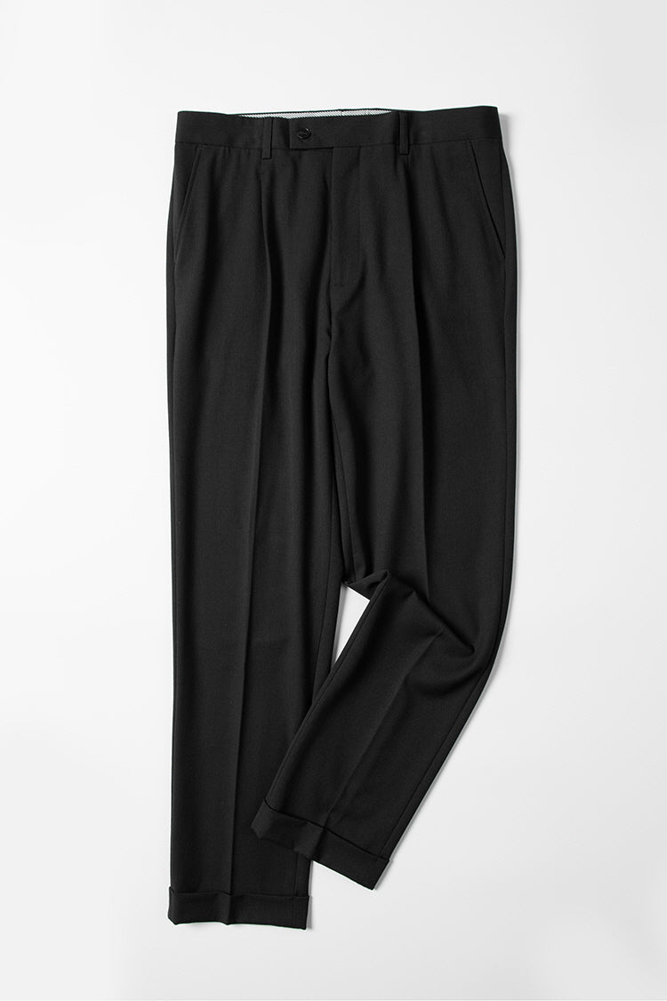[AJ-MAN'S] REGULAR FIT BLACK SUITS