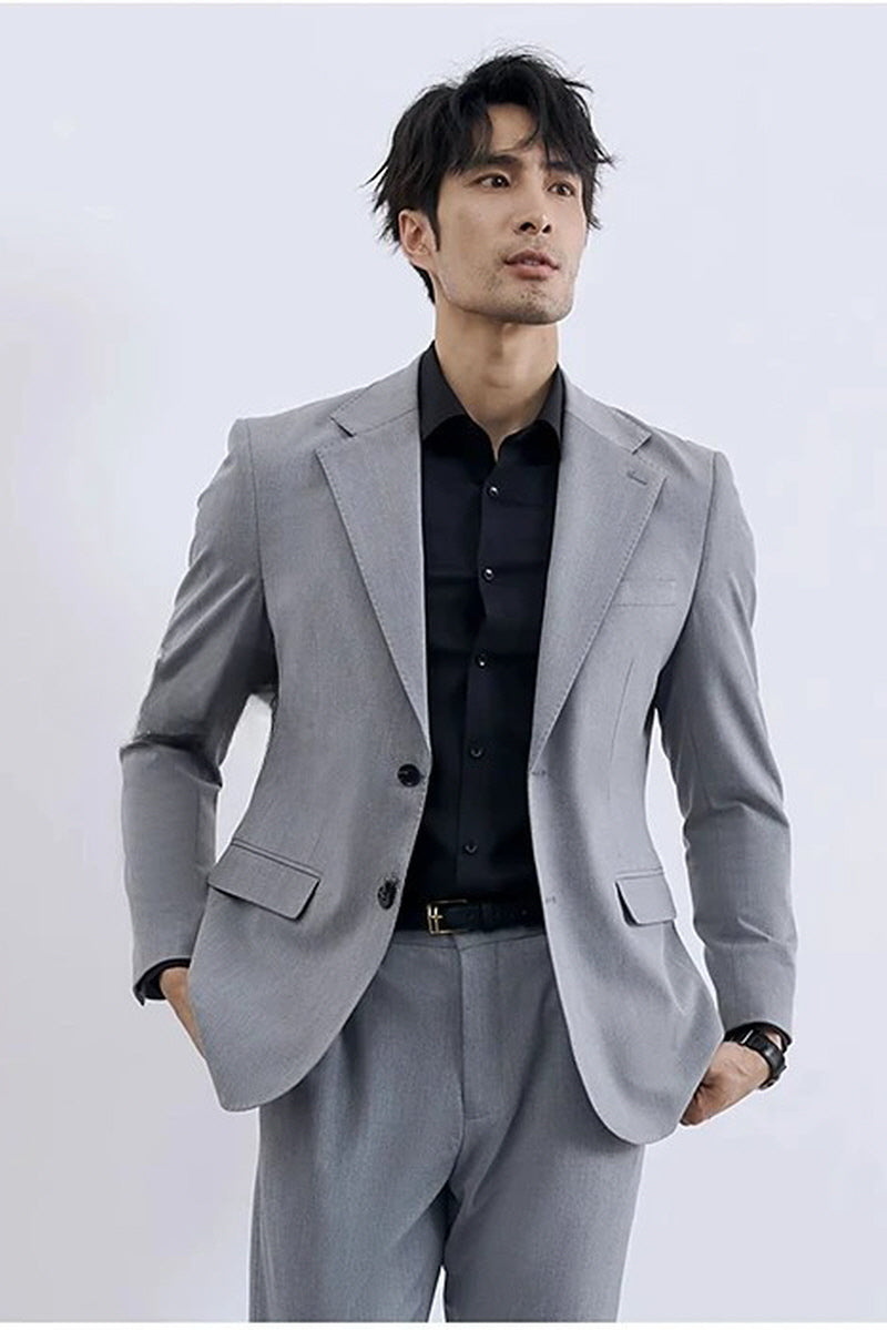 [AJ-MAN'S] LIGHT GRAY SIGNATURE JACKET
