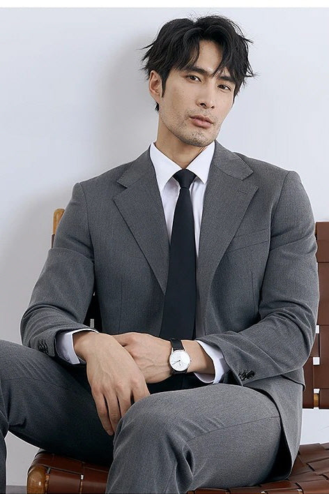 [AJ-MAN'S] GRAY SIGNATURE JACKET